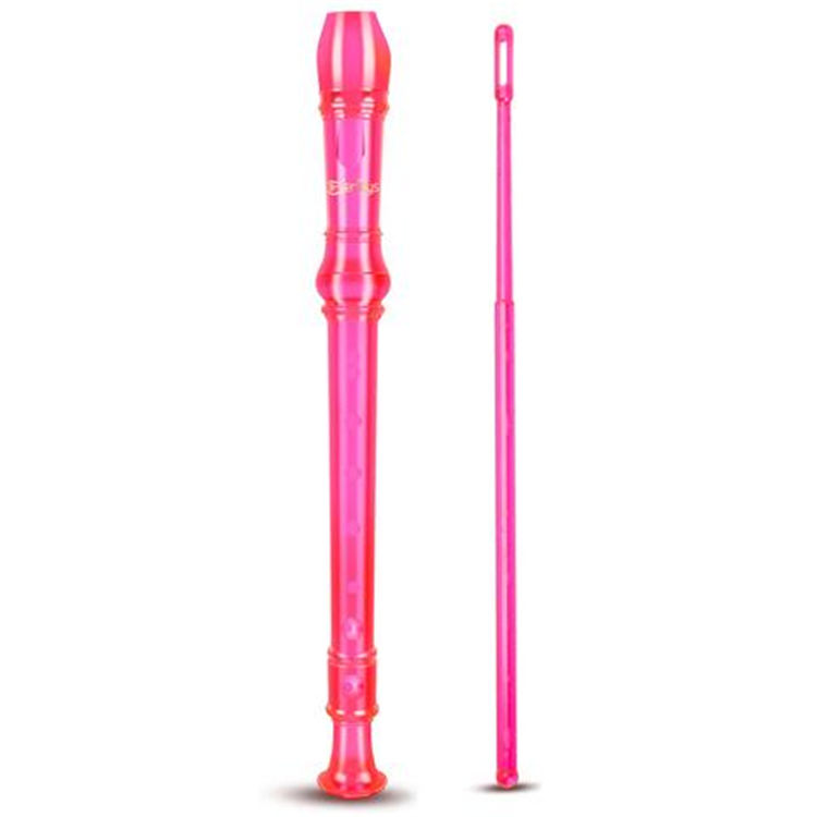 Flauto dolce 8 flauti flauto dolce soprano con / istruzioni pulizia sacchetto rosa