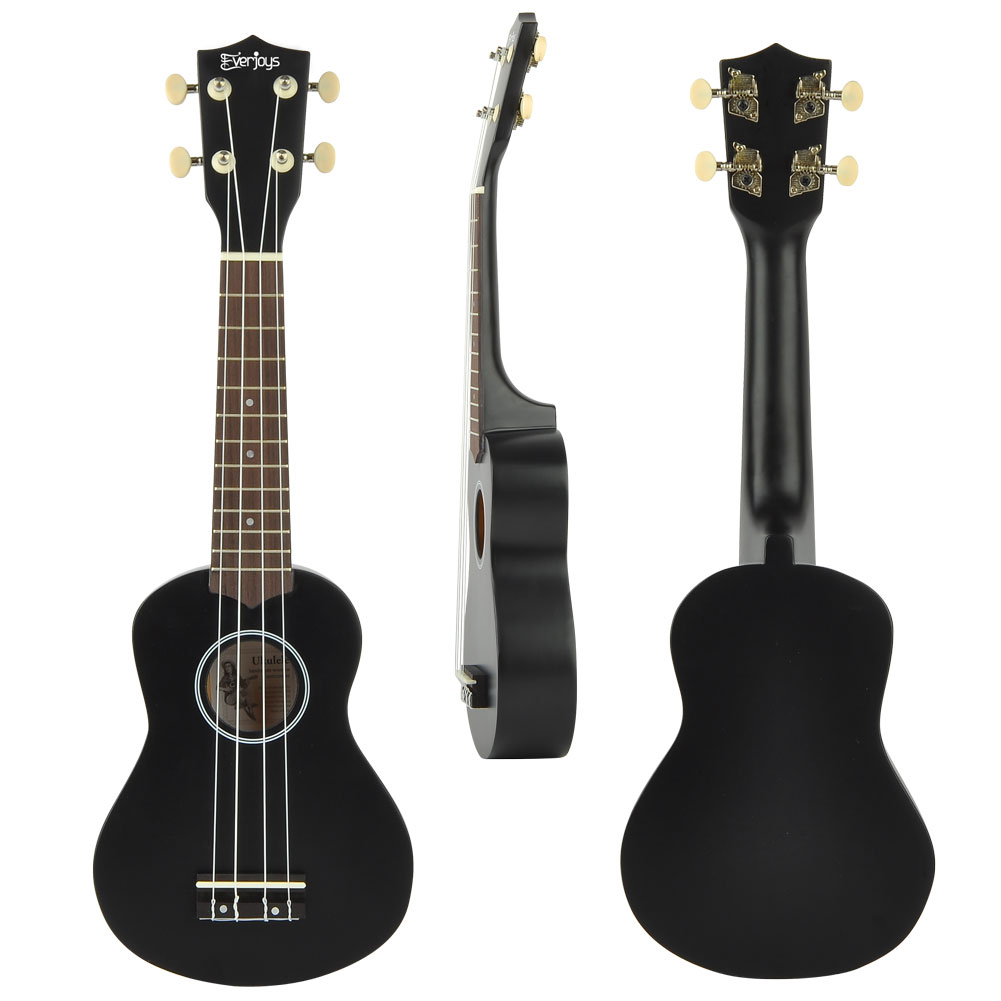 Sintonizzatore digitale per canzoniere soprano Ukulele per principianti Pack da 21 pollici con custodia Gig Bag