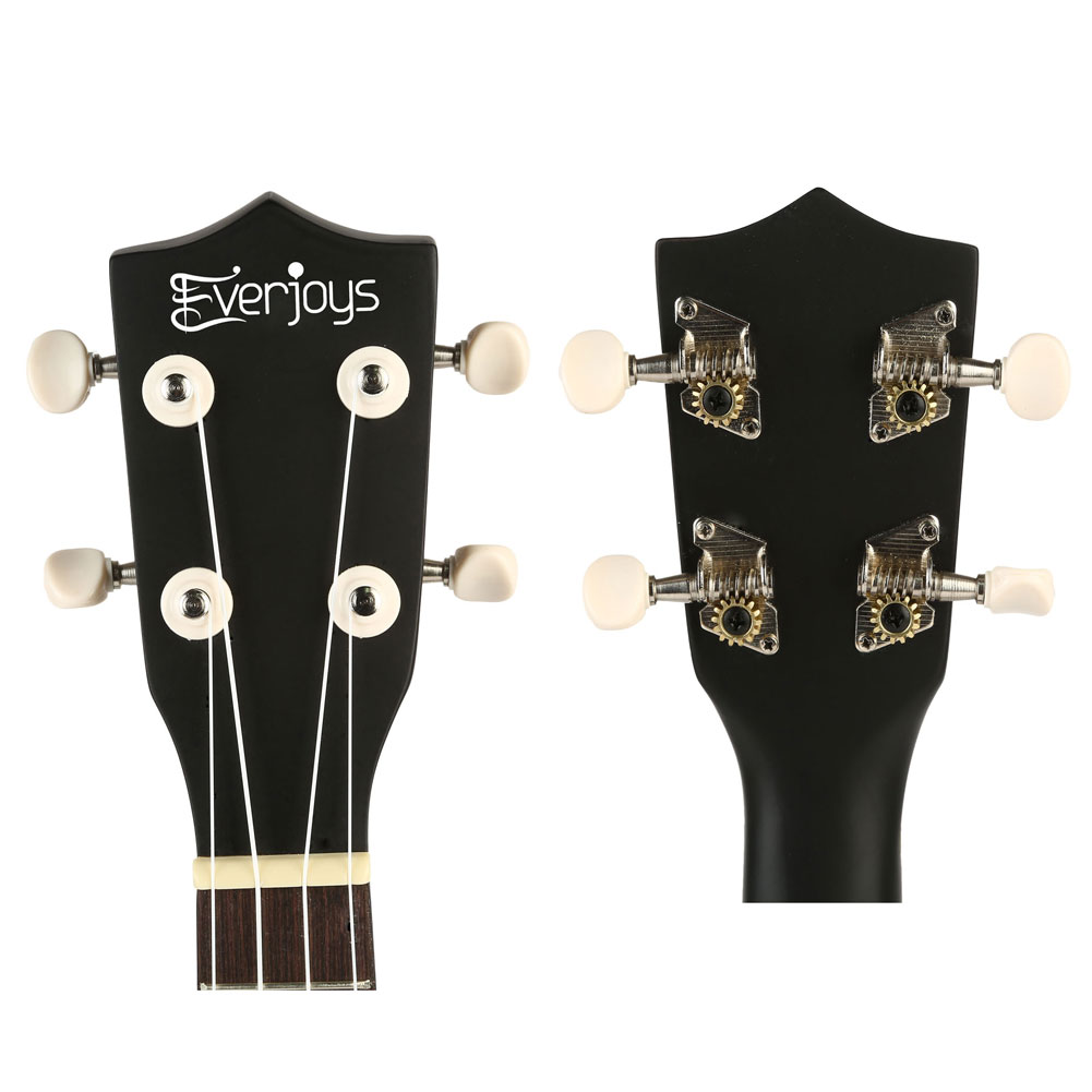 Sintonizzatore digitale per canzoniere soprano Ukulele per principianti Pack da 21 pollici con custodia Gig Bag