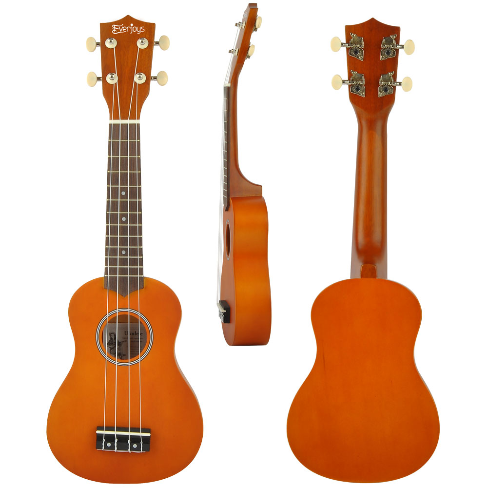 Sintonizzatore digitale per canzoniere soprano Ukulele per principianti Pack da 21 pollici con custodia Gig Bag