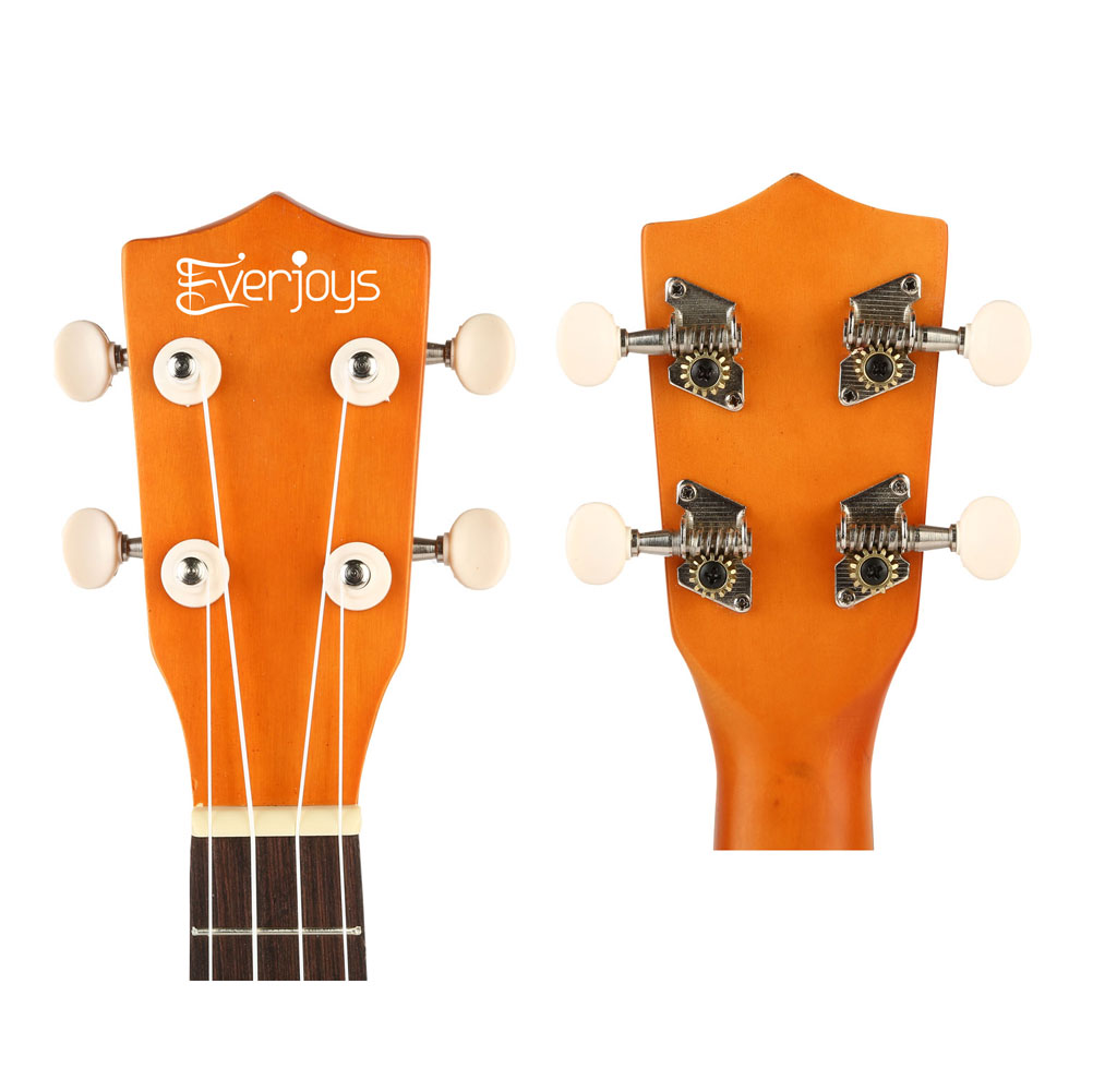 Sintonizzatore digitale per canzoniere soprano Ukulele per principianti Pack da 21 pollici con custodia Gig Bag